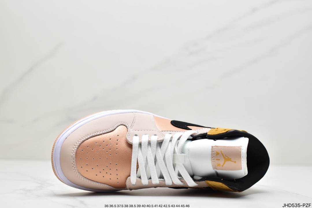 190 Air Jordan 1 Mid SE“Particle Beige”岩茶古铜配色DD2224-200