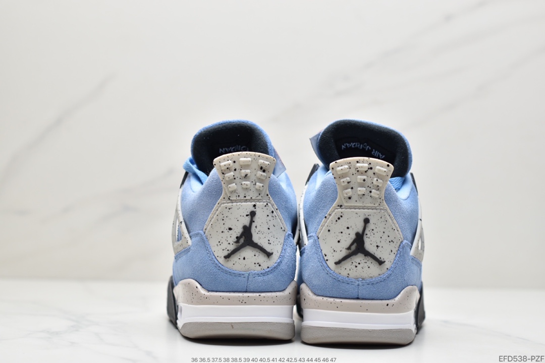 390 耐克Nike Air Jordan 4 Retro GS”Light Smoke Grey”AJ4代中帮复古休闲运动文化篮球鞋ERHD1120-ZML