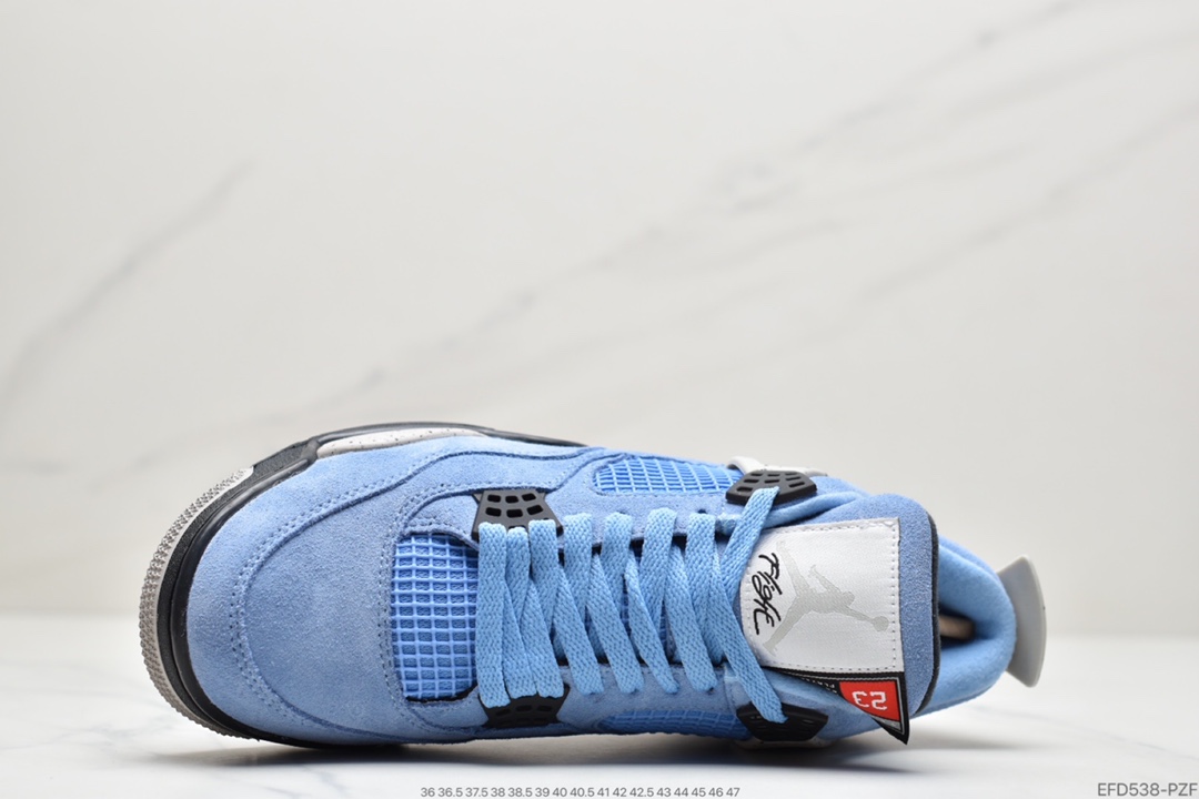 390 耐克Nike Air Jordan 4 Retro GS”Light Smoke Grey”AJ4代中帮复古休闲运动文化篮球鞋ERHD1120-ZML