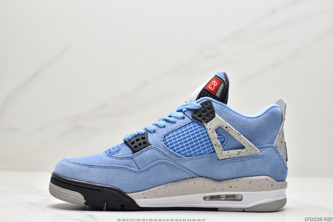 390 耐克Nike Air Jordan 4 Retro GS”Light Smoke Grey”AJ4代中帮复古休闲运动文化篮球鞋ERHD1120-ZML