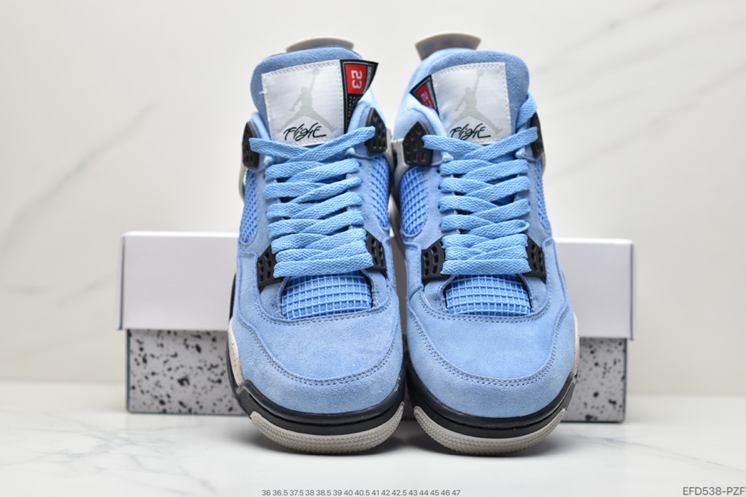 390 耐克Nike Air Jordan 4 Retro GS”Light Smoke Grey”AJ4代中帮复古休闲运动文化篮球鞋ERHD1120-ZML