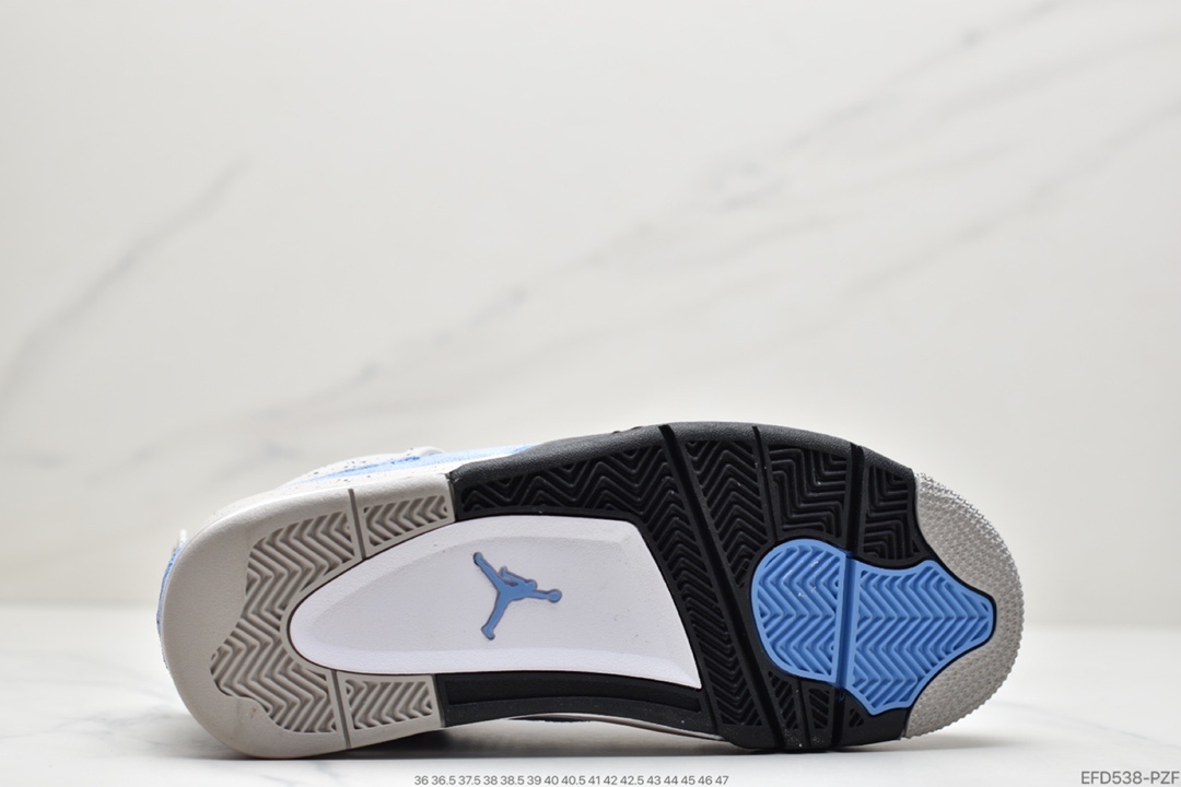 390 耐克Nike Air Jordan 4 Retro GS”Light Smoke Grey”AJ4代中帮复古休闲运动文化篮球鞋ERHD1120-ZML
