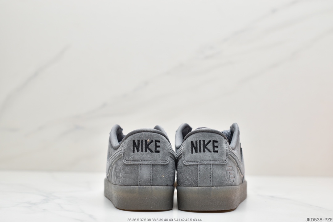 160 卫冕冠军新作Nike Blazer Low x Reigning Champ 2.0灰麂皮打造454471-009