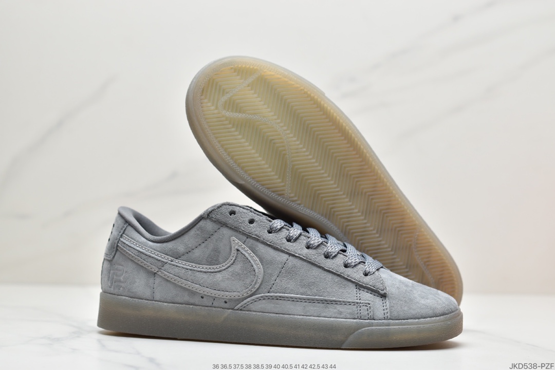 160 卫冕冠军新作Nike Blazer Low x Reigning Champ 2.0灰麂皮打造454471-009