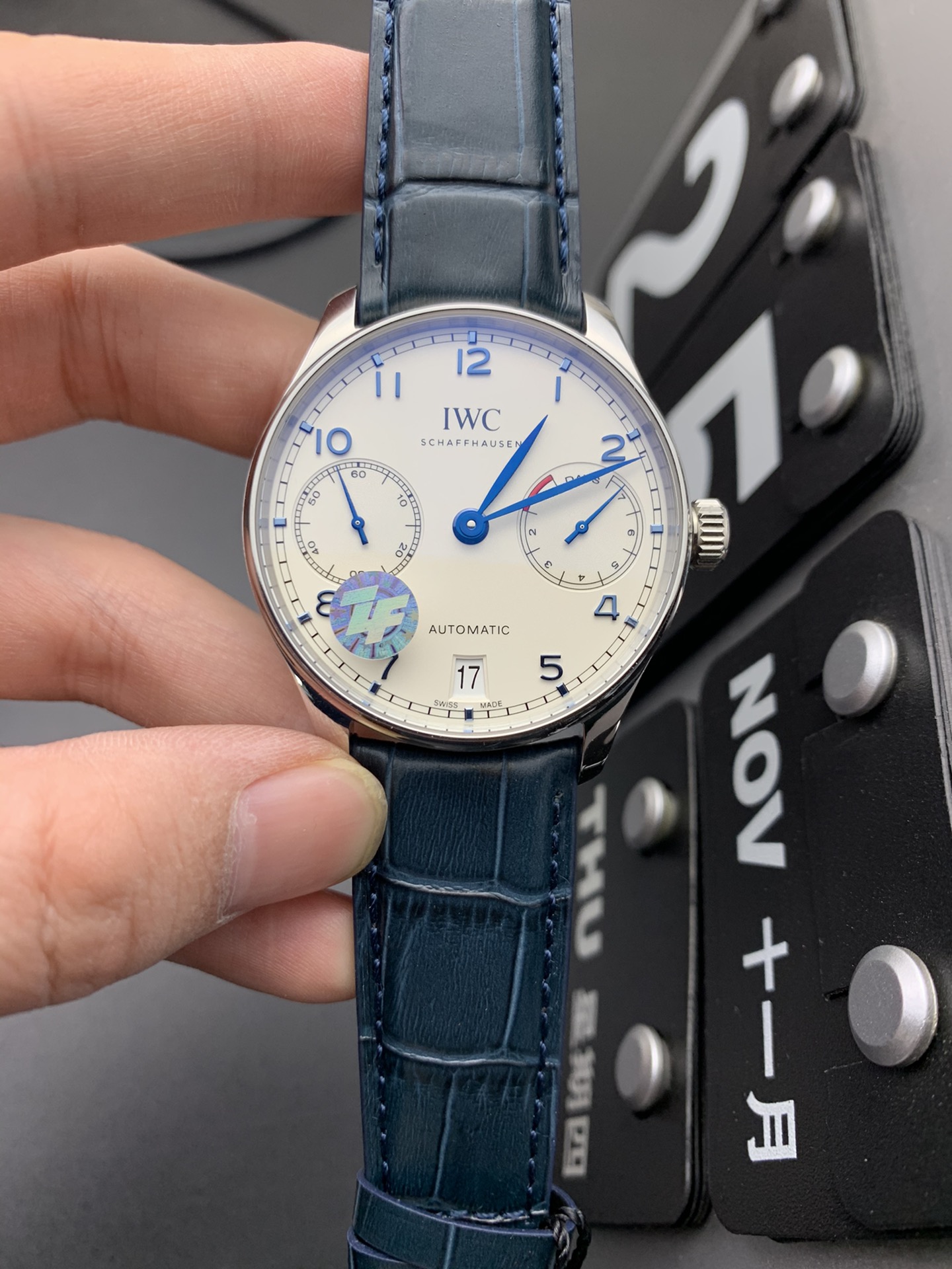 IWC 白面蓝针葡七