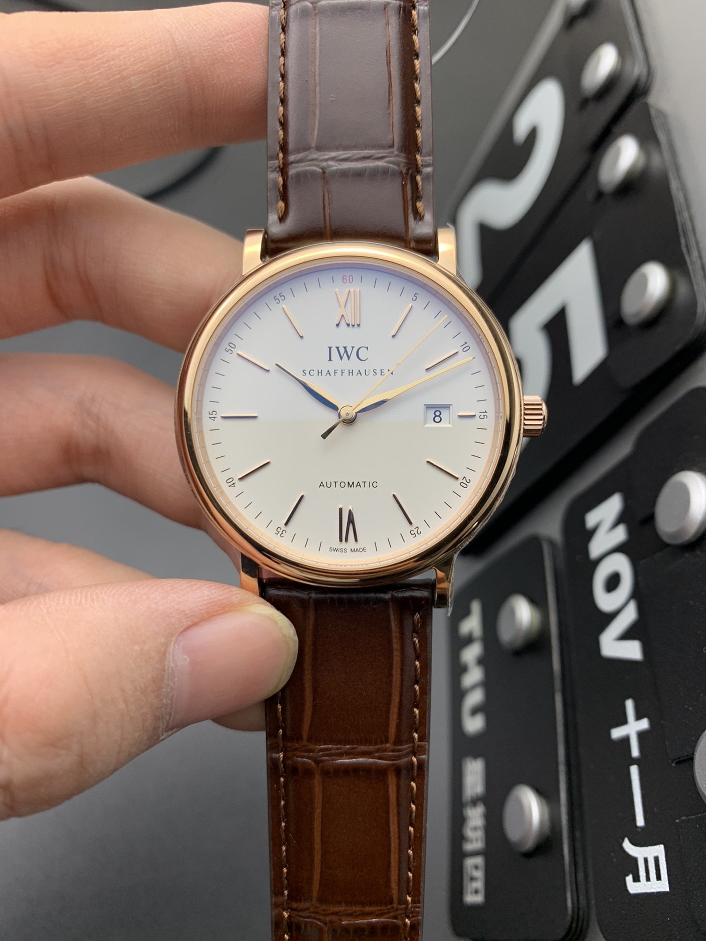 IWC V7 玫瑰金波涛