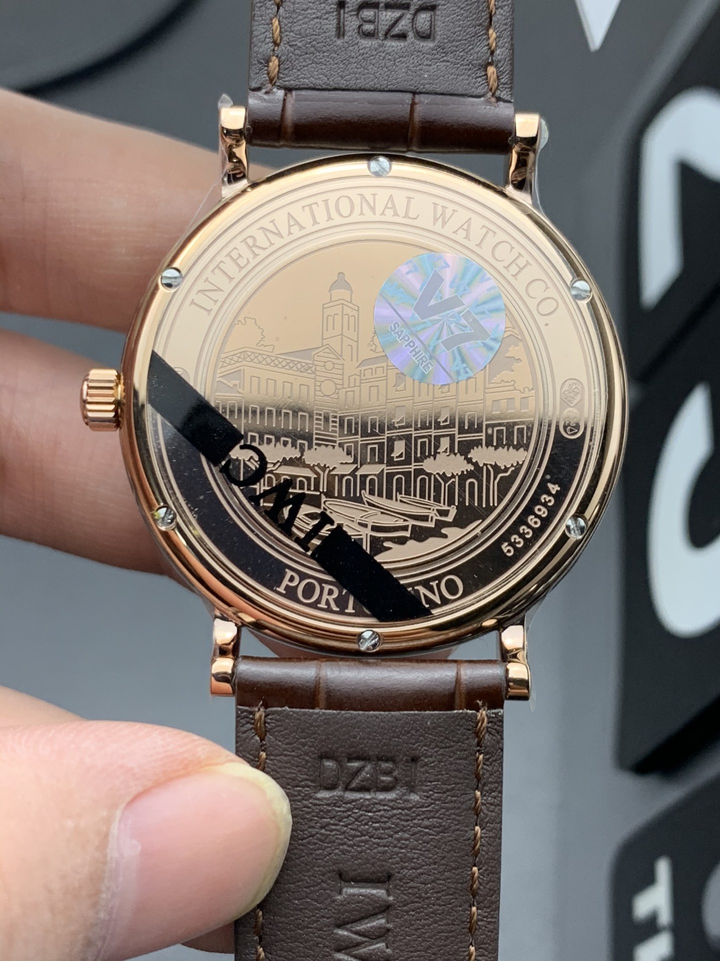 IWC V7 玫瑰金波涛