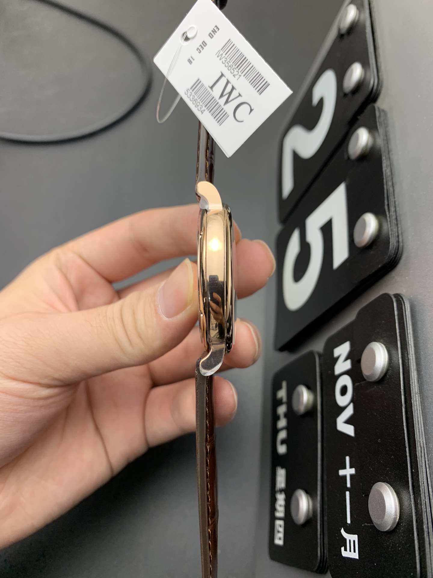 IWC V7 玫瑰金波涛
