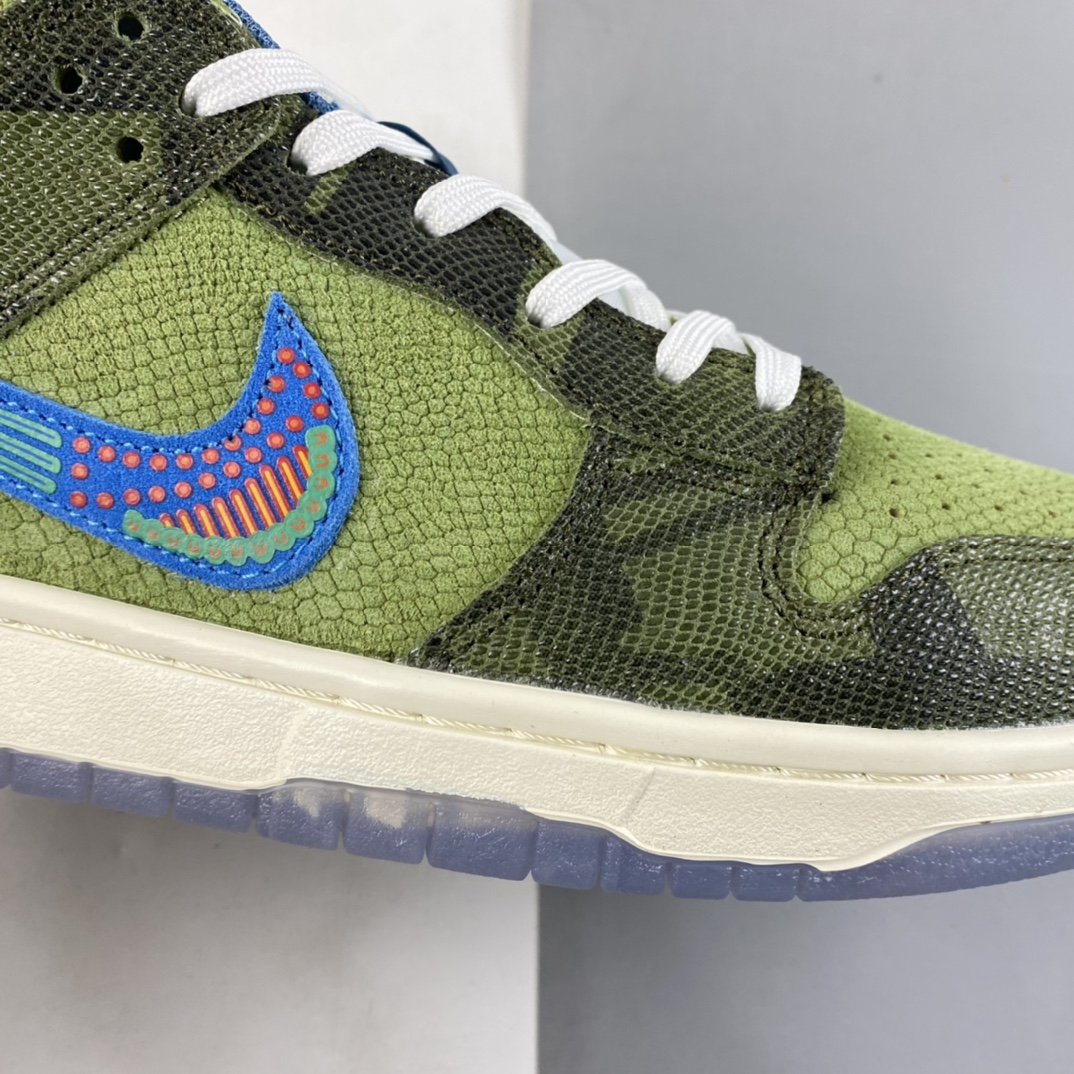 P320  NIKE Dunk Low ”Siempre Familia” 低邦 狂野蜥蜴绿蓝 DO2160-335