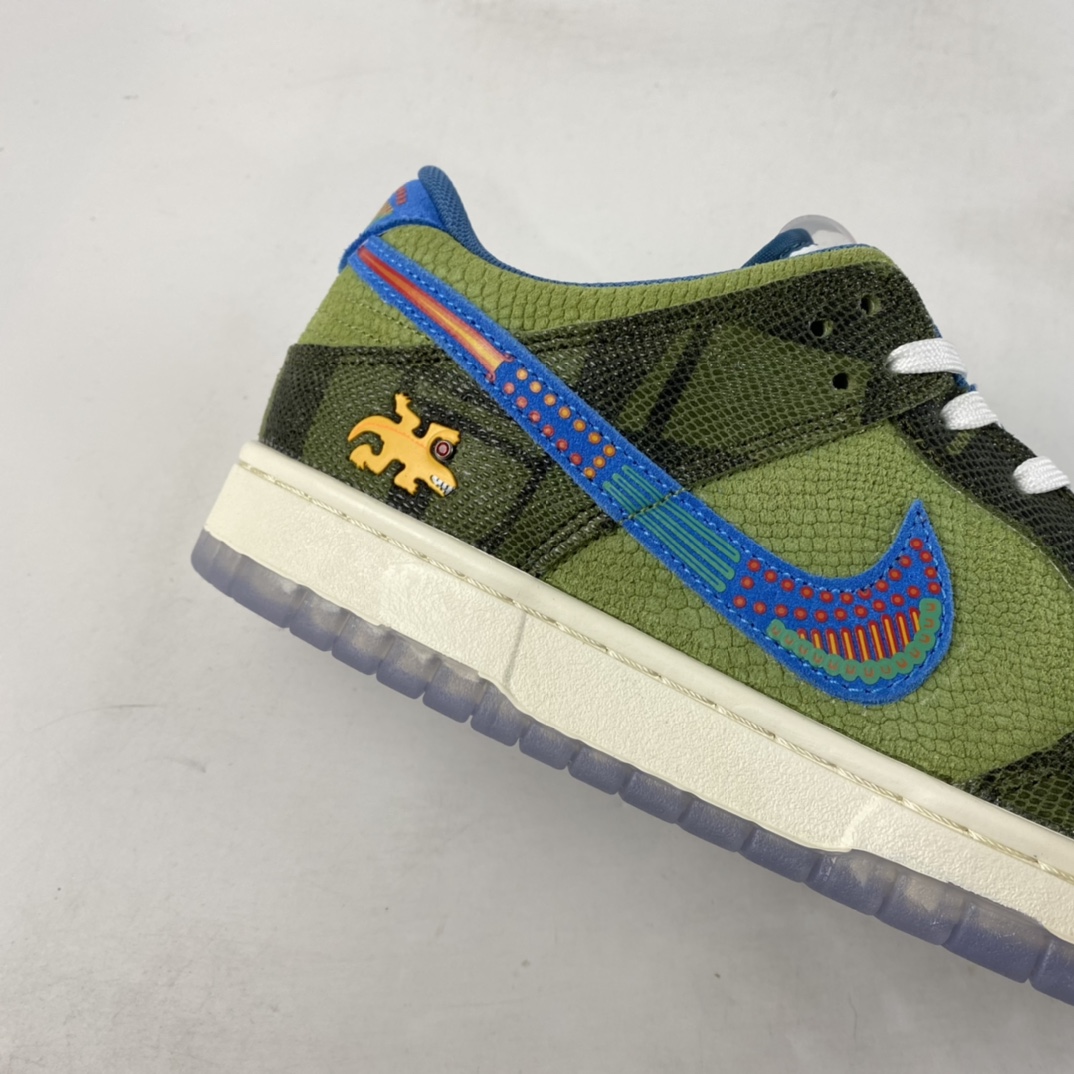 P320  NIKE Dunk Low ”Siempre Familia” 低邦 狂野蜥蜴绿蓝 DO2160-335