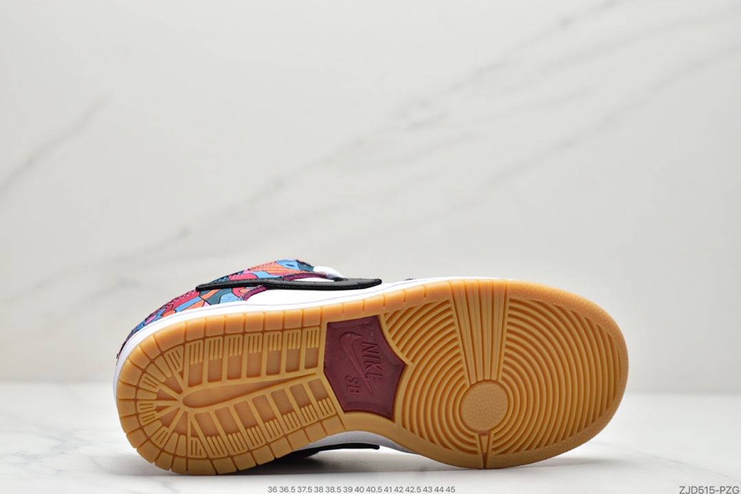 240 Parra x Nike SB Dunk Low”Abstract Art” 白蓝红 抽象艺术 扣篮系列低帮休闲运动滑板板鞋DH7695-600