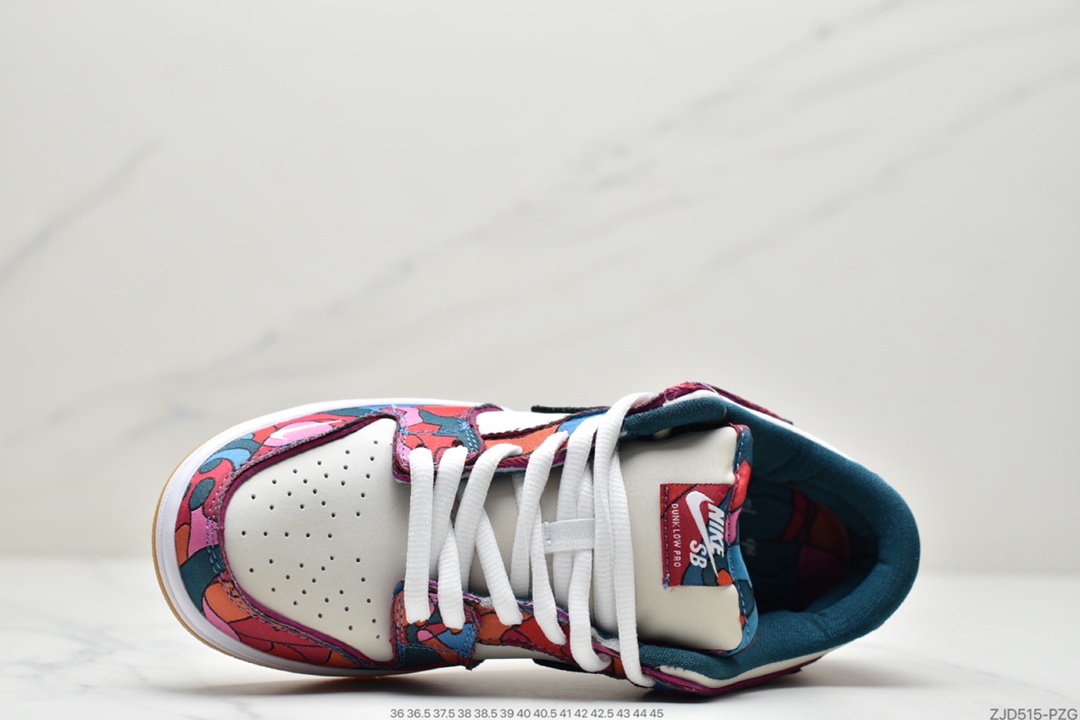 240 Parra x Nike SB Dunk Low”Abstract Art” 白蓝红 抽象艺术 扣篮系列低帮休闲运动滑板板鞋DH7695-600