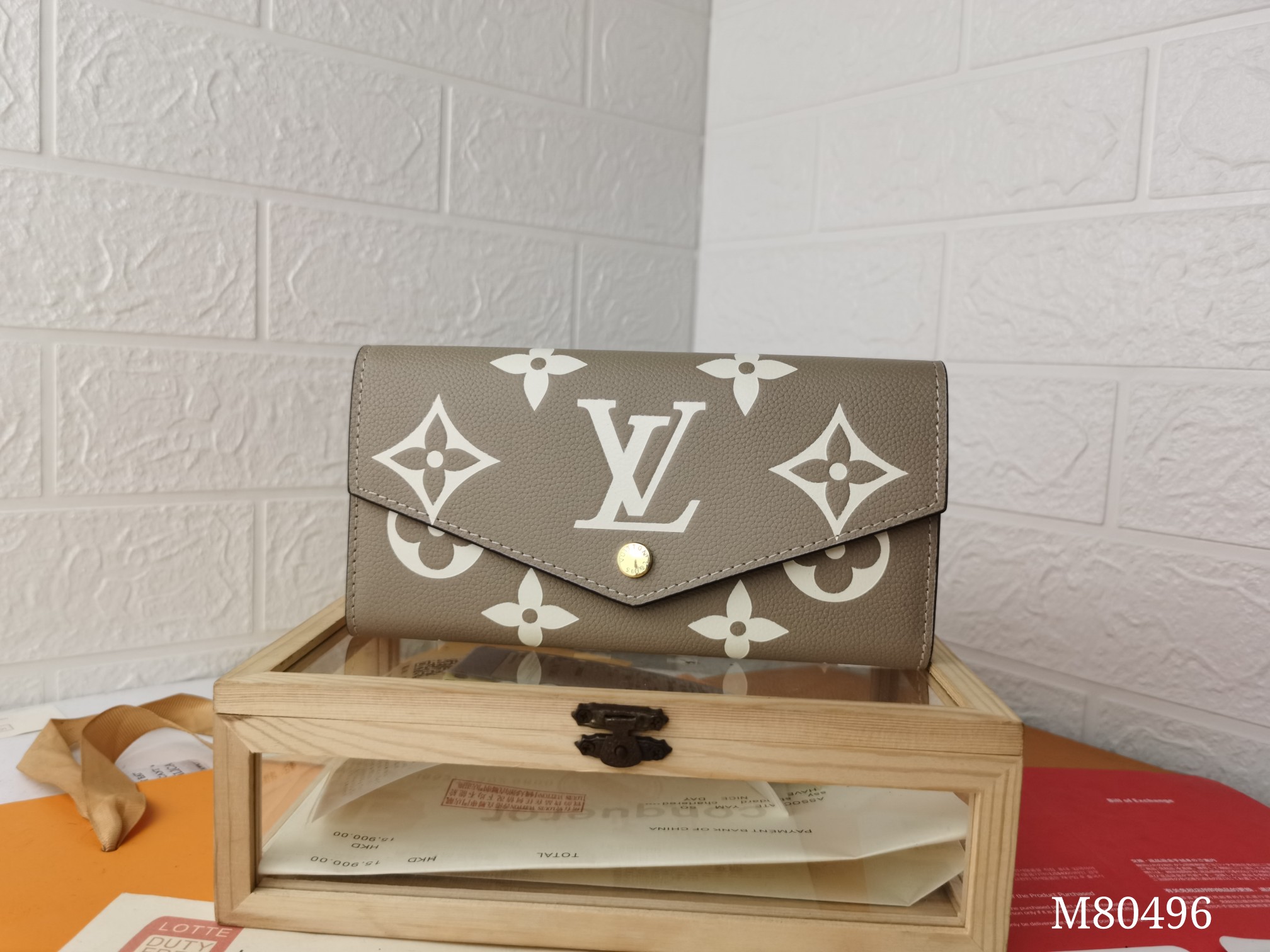 Louis Vuitton Wallet Printing Empreinte​ M80496