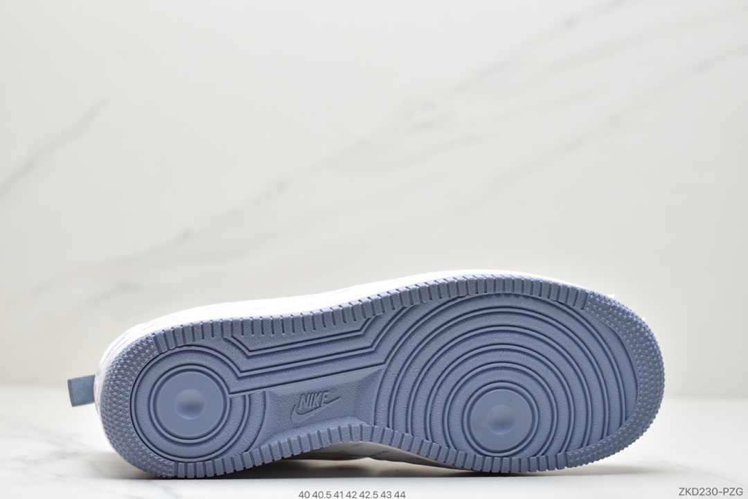 270  Nike Air Force 1 Experimental-Type N. 354”USPS”空军一号经典低帮百搭休闲运动板鞋“面包白蓝海绵泡泡糖”CZ1528-100