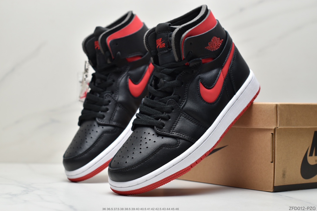 280 Air Jordan 1 High Zoom CMFT 红黑公司CT0979-006