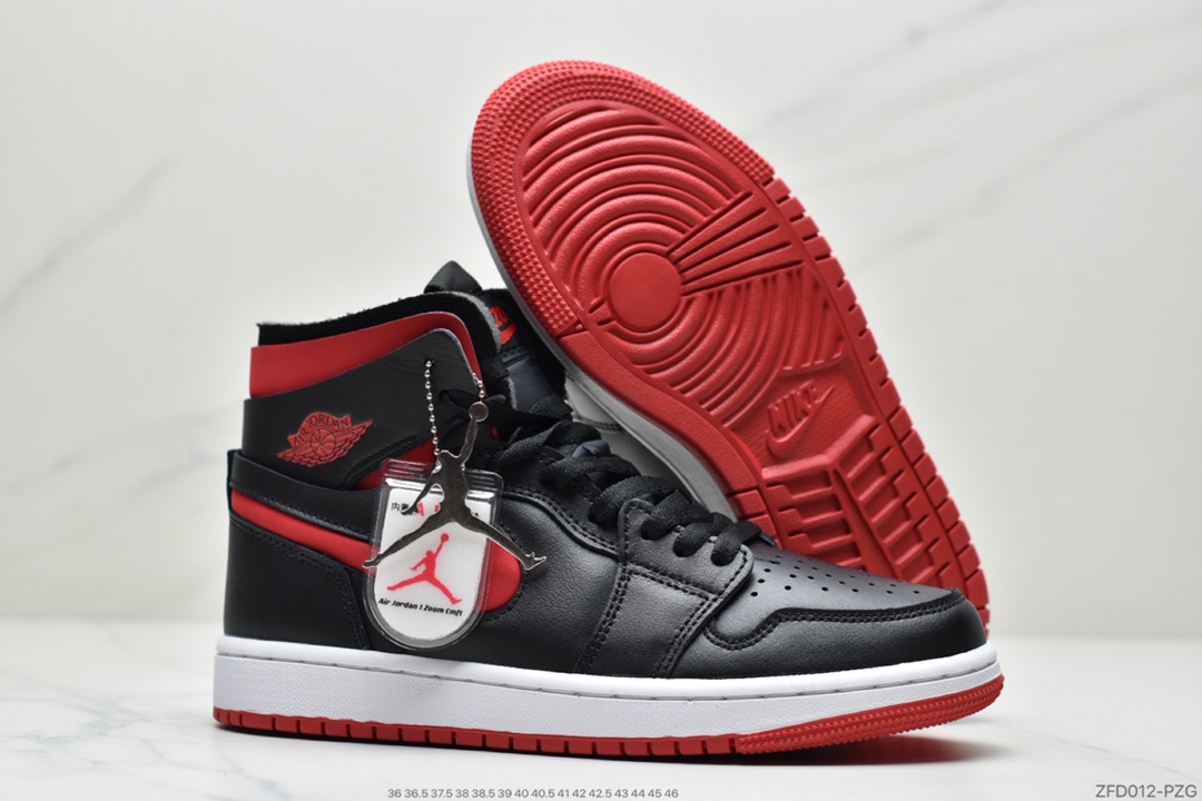 280 Air Jordan 1 High Zoom CMFT 红黑公司CT0979-006