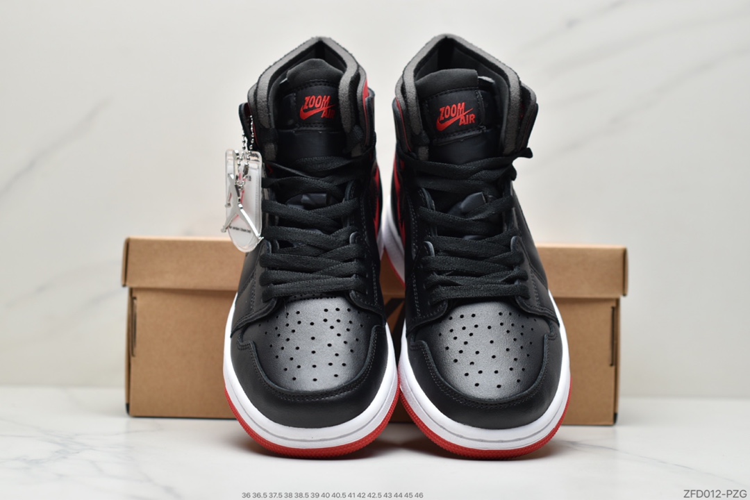 280 Air Jordan 1 High Zoom CMFT 红黑公司CT0979-006