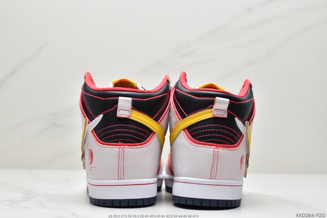 490 SB Dunk High QS高达联名 此款Gundam配色从”独角兽”高达中汲取灵感 DH7717-100