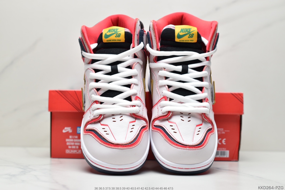 490 SB Dunk High QS高达联名 此款Gundam配色从”独角兽”高达中汲取灵感 DH7717-100