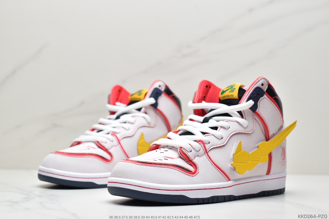 490 SB Dunk High QS高达联名 此款Gundam配色从”独角兽”高达中汲取灵感 DH7717-100