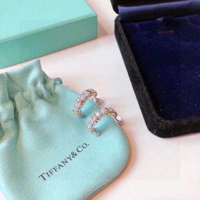 Tiffany & Co. Schlumberger Four-Diamond Earrings - Elegant and Refined 4 i1637859611 1835 3