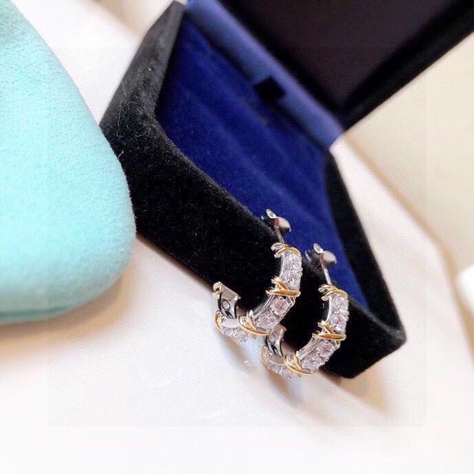 Tiffany & Co. Schlumberger Four-Diamond Earrings - Elegant and Refined 6 i1637859611 4749 5
