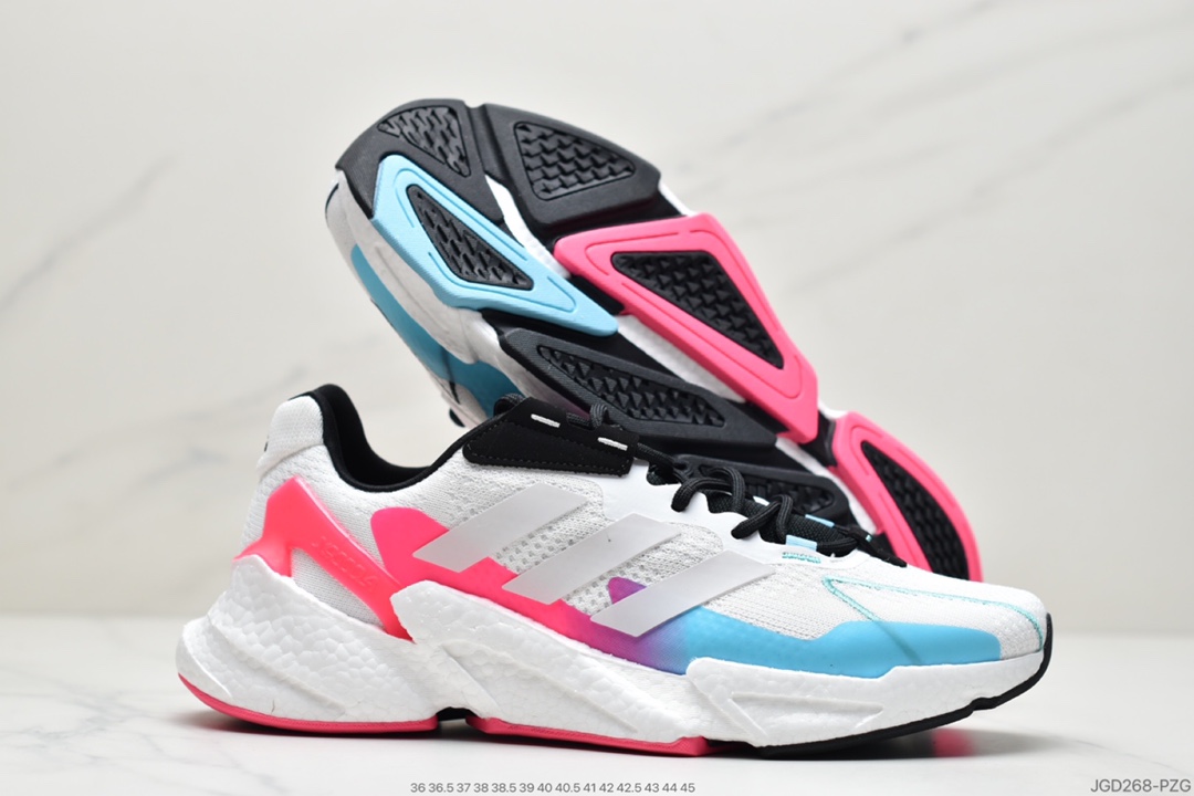 180 Adidas Boost X9000L4 S23682 全新99系列复古爆米花跑鞋