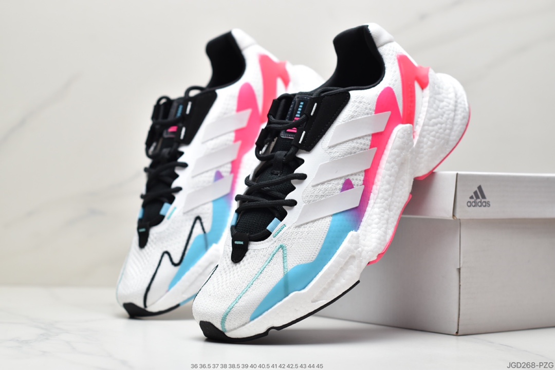 180 Adidas Boost X9000L4 S23682 全新99系列复古爆米花跑鞋