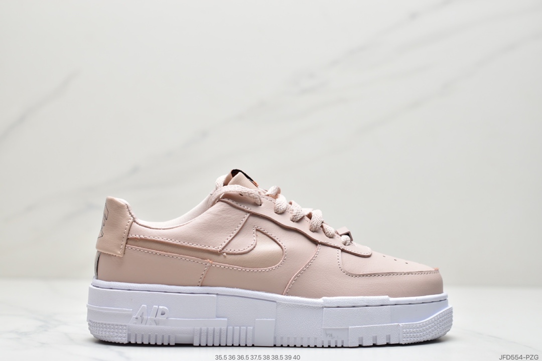 170 耐克Nike Air Force 1 Pixel 全新厚底空军一号低帮百搭休闲运动板鞋CV8481