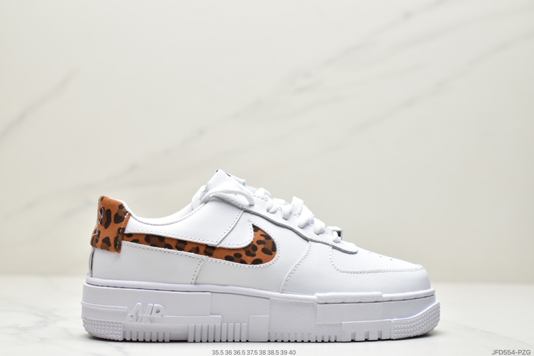 170 耐克Nike Air Force 1 Pixel 全新厚底空军一号低帮百搭休闲运动板鞋CV8481