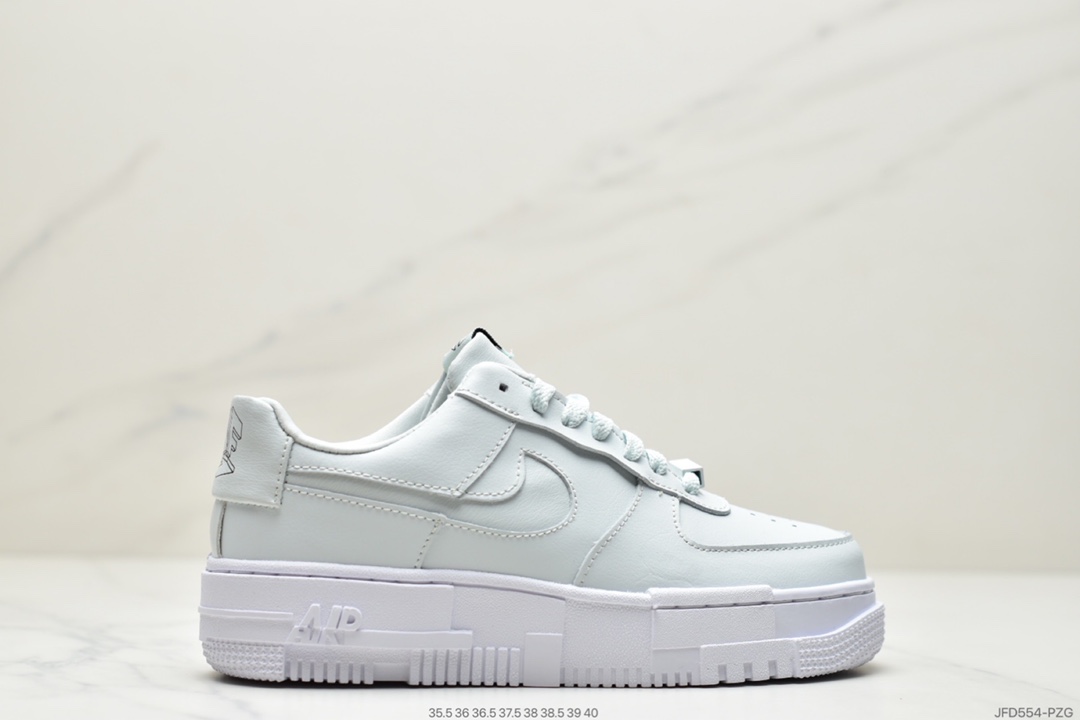 170 耐克Nike Air Force 1 Pixel 全新厚底空军一号低帮百搭休闲运动板鞋CV8481