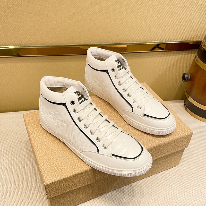 I5 巴宝莉 Burberry 2022休闲运动男鞋，全新米兰时装时尚的设计，完美做工，原版复刻 骑士花纹 原版材质牛皮 柔软舒适，保暖绒毛内里制作柔软舒适，让行走更加便捷舒适，惊世之作，与官方的质量相比美的1：1复刻[色]打造时尚个性衬托你的与众不同男鞋