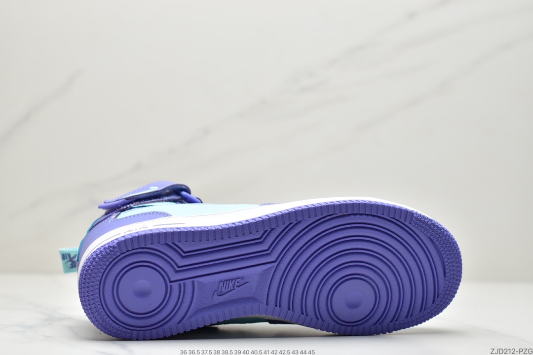 240 耐克Nk Air Force 1空军一号中帮板鞋 3M反光 紫罗兰CV3039-107