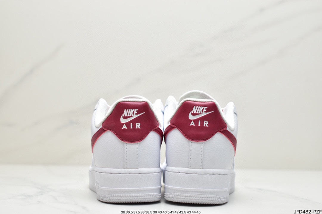 170 耐克Nike Air Force 1 Low “白红勾金标” 这双鞋采用低帮 315115-154