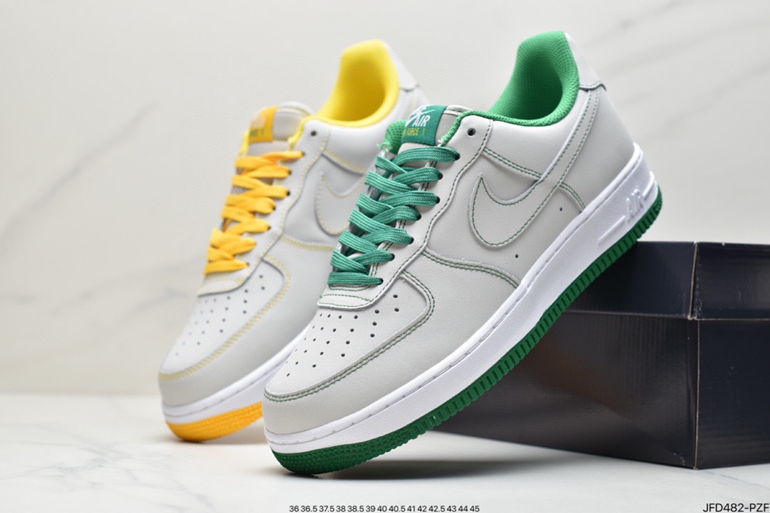 170 Air Force 1 ’07 黄绿鸳鸯原楦头原纸板 BQ8988-101