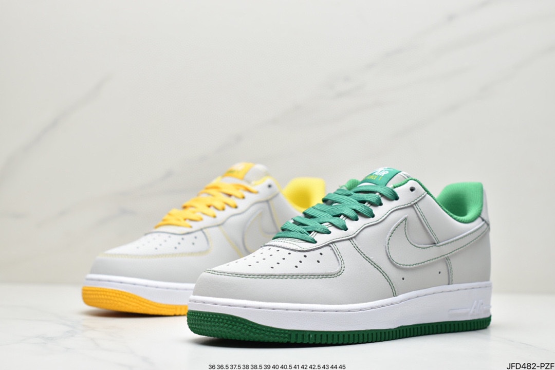 170 Air Force 1 ’07 黄绿鸳鸯原楦头原纸板 BQ8988-101