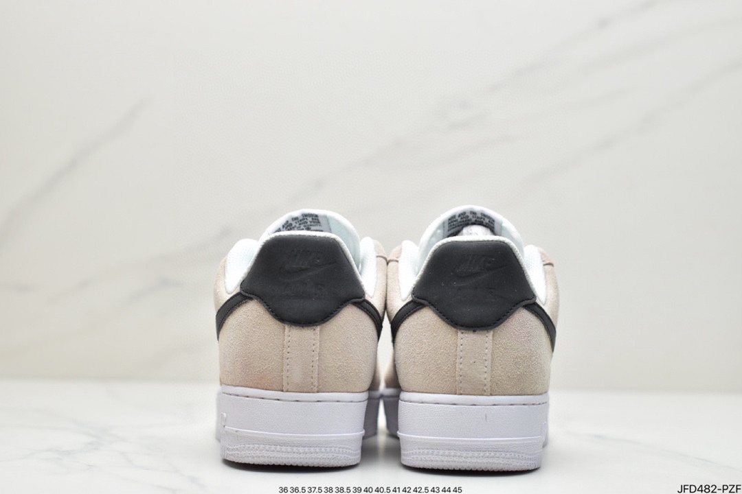170 Nike Air Force 1 Low ski 米白黑勾 BQ8988-100