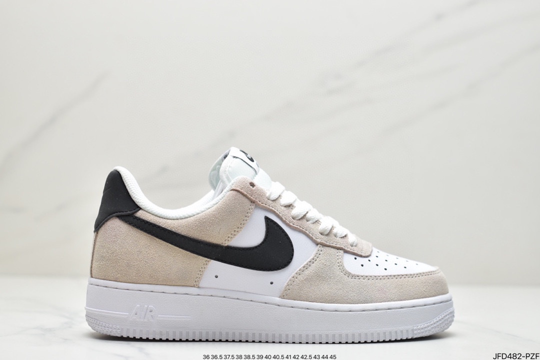 170 Nike Air Force 1 Low ski 米白黑勾 BQ8988-100