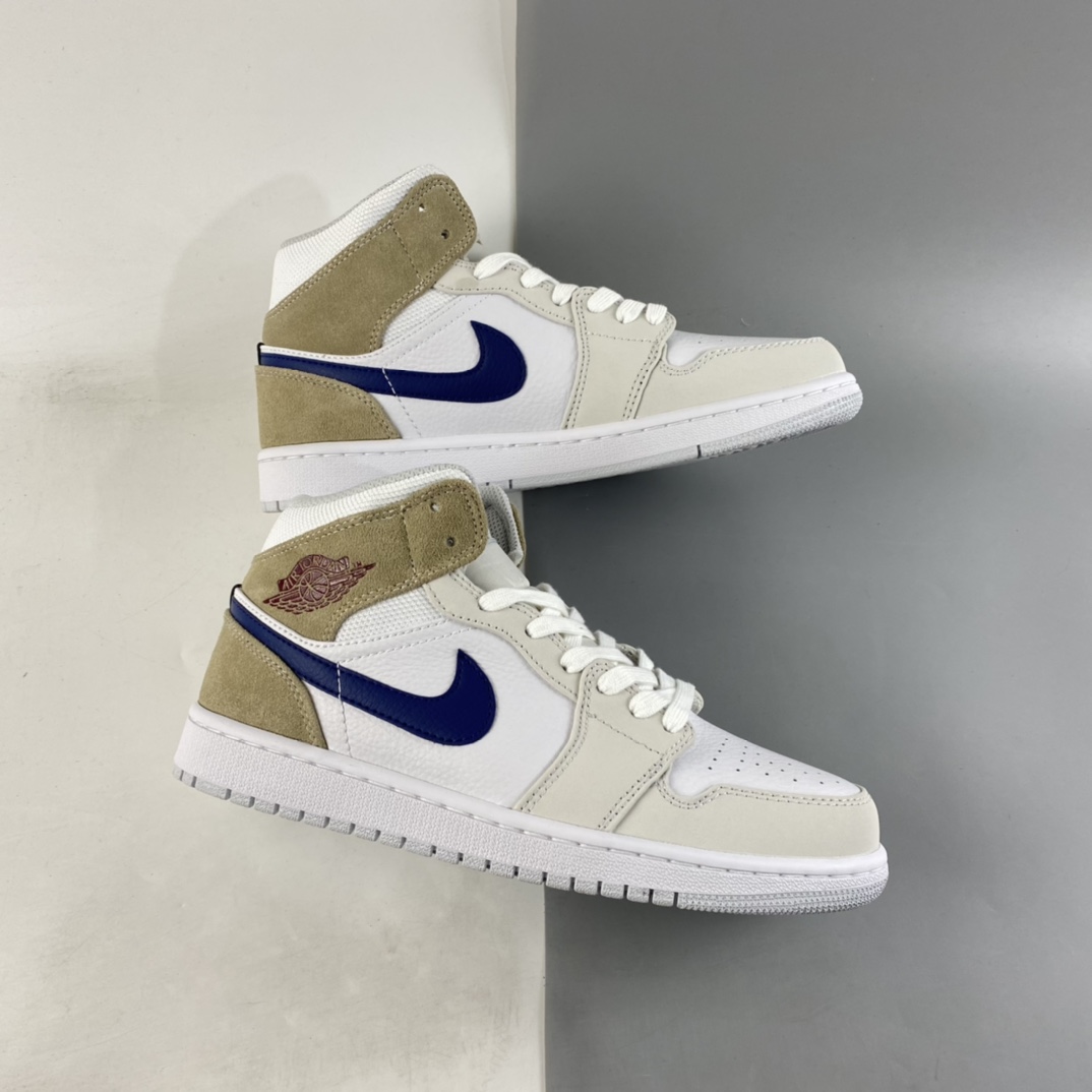 P240  Air Jordan 1 Mid AJ1 乔1 中帮百搭休闲运动板鞋DO6726-100