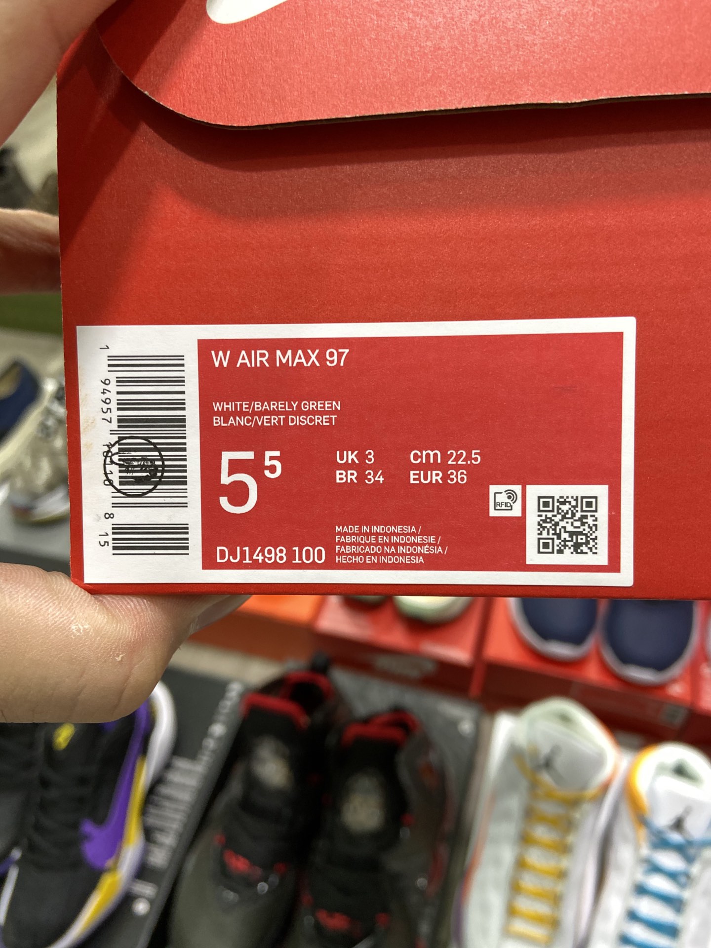 220 耐克Nike Wmns Air Max 97 复古气垫百搭休闲运动慢跑鞋DJ1498-100