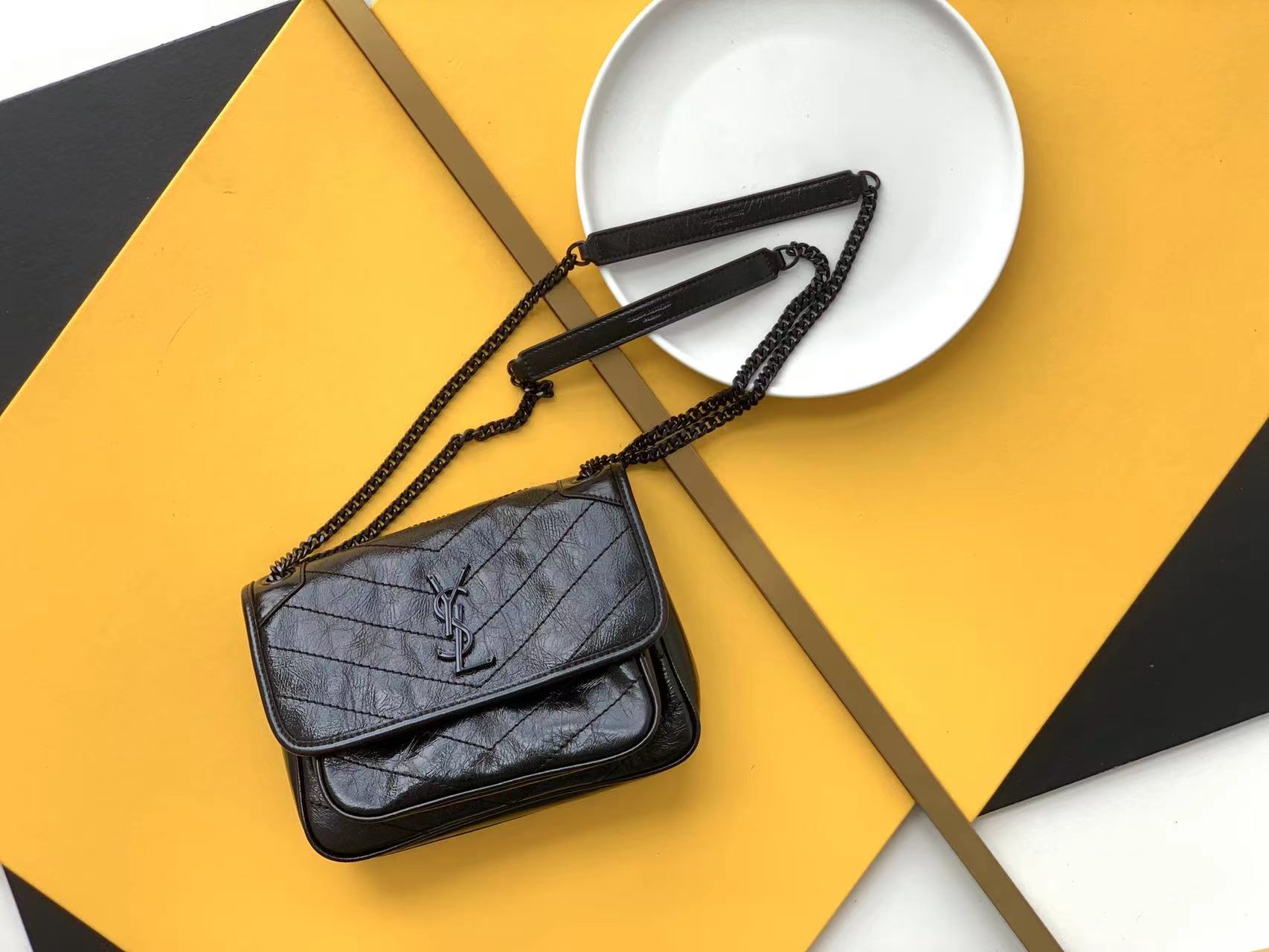 Black Chain Bag Small Flap Shoulder Bag
