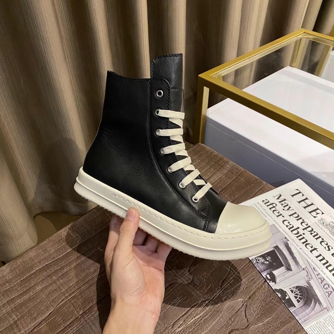 NO:756203,Real price Rick Owens DRKSHDW cowhide fabric: first layer cowhide lining: pigskin code number: 34 -47,,cowhide19860909实价Rick Owens DRKSHDW 牛皮款 面料:头层牛皮 内里:猪皮 码数:34 -47,,cowhide,Men's shoes