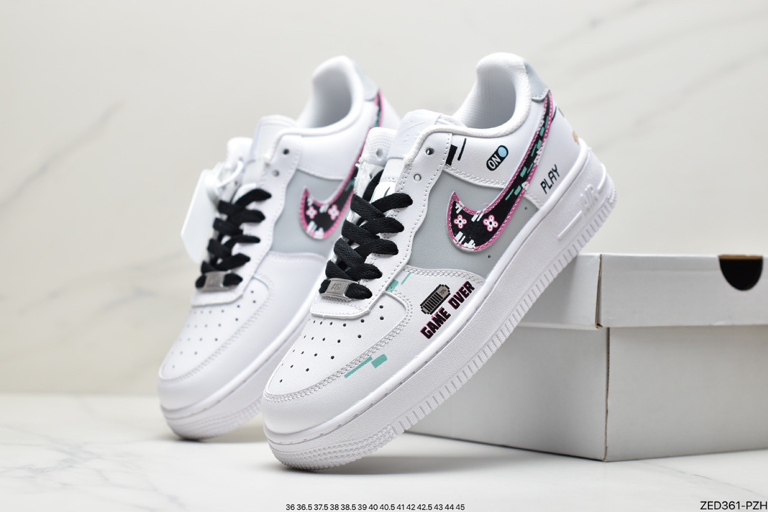 260 耐克Nk Air Force 1’07 Low 电玩主题 空军一号低帮休闲板鞋 CW2288-111