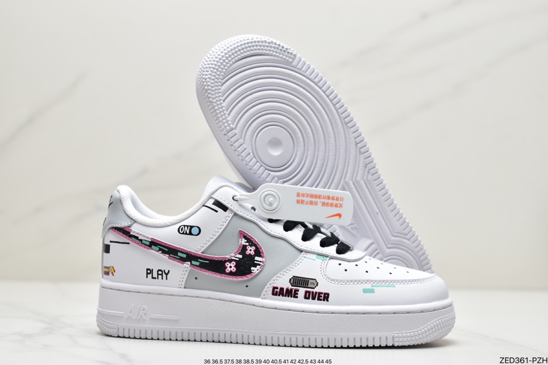 260 耐克Nk Air Force 1’07 Low 电玩主题 空军一号低帮休闲板鞋 CW2288-111