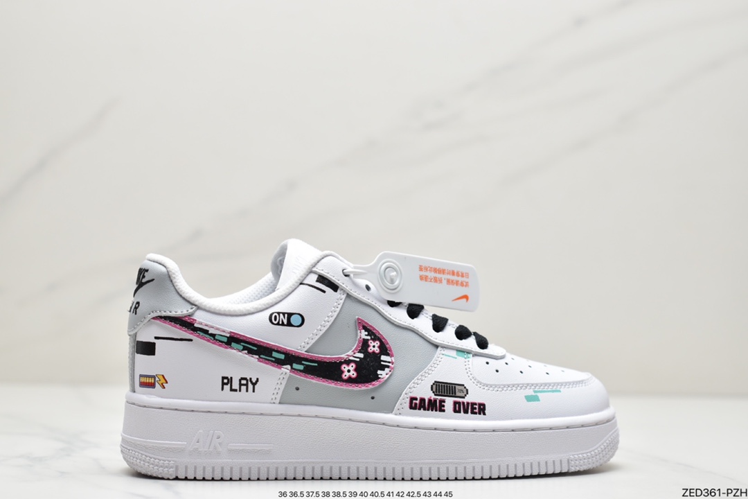 260 耐克Nk Air Force 1’07 Low 电玩主题 空军一号低帮休闲板鞋 CW2288-111
