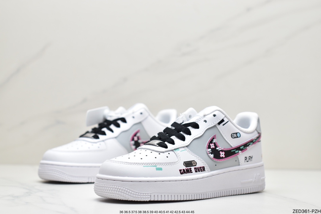 260 耐克Nk Air Force 1’07 Low 电玩主题 空军一号低帮休闲板鞋 CW2288-111