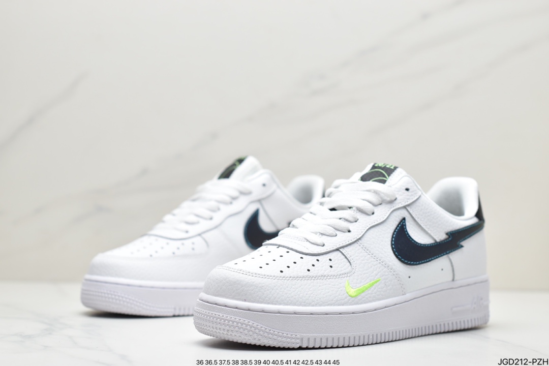 180 空军一号AF1闪电断钩头层皮低帮板鞋 Nike Air Force 1 Low DJ6894-100