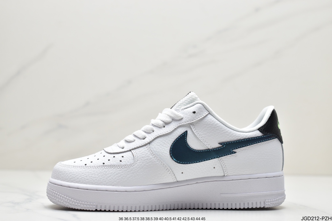 180 空军一号AF1闪电断钩头层皮低帮板鞋 Nike Air Force 1 Low DJ6894-100