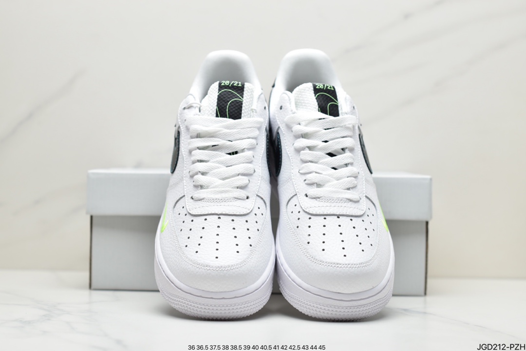 180 空军一号AF1闪电断钩头层皮低帮板鞋 Nike Air Force 1 Low DJ6894-100