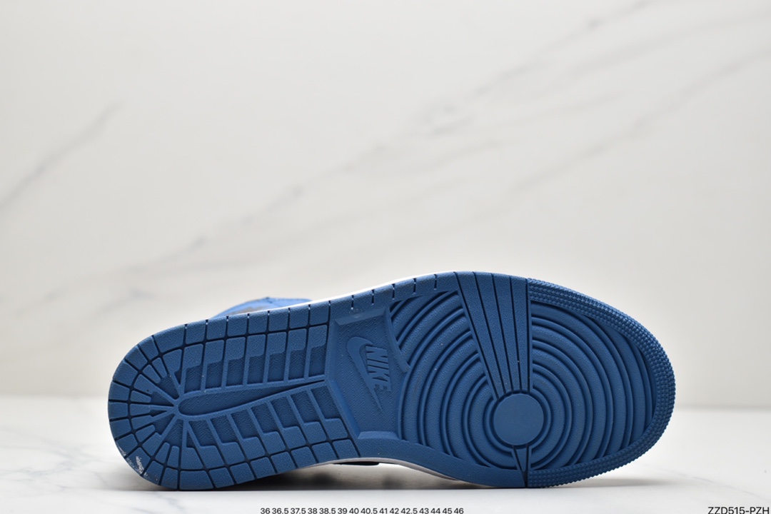 250 Air Jordan 1 High OG ” Datk Marina Blue ” 黑蓝 AJ1乔1高帮文化篮球鞋 555088-404